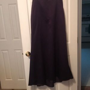 David’s Bridal Plum Bridesmaids Skirt!